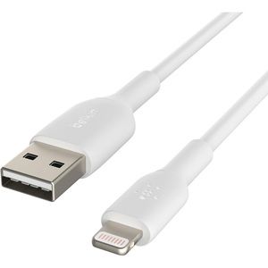 Belkin BoostCharge Lightning Cable - 9.8ft/3M - Apple iPhone Charger - White